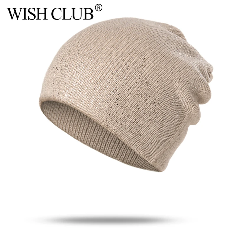 

Knitted Skullies Beanies Hats Women Winter Hat Beanie Female Fashion Outdoor Cap Hat For Girls Solid Color Gorro
