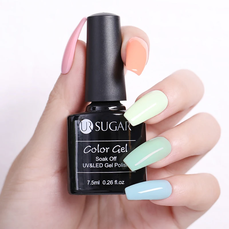 Azúcar UR 7,5 ml de Gel de esmalte de uñas resplandor en el oscuro verde remojo UV luminosa Gel manicura gel de uñas arte barniz Azúcar UR 7,5 ml de Gel de esmalte de uñas resplandor en el oscuro verde remojo UV luminosa Gel manicura gel de uñas arte barniz