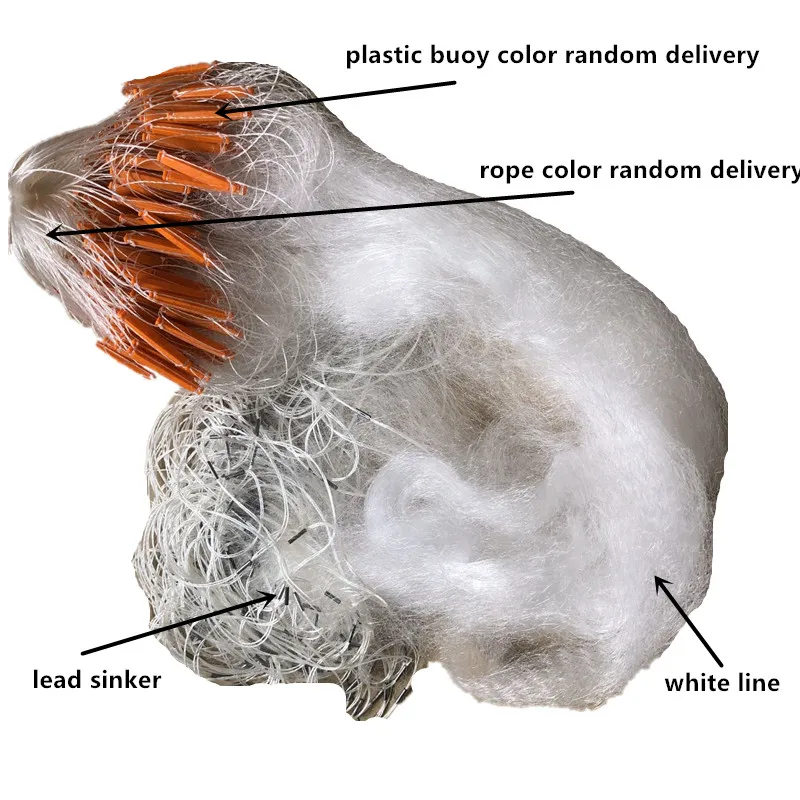 quantity 3layer fishing net depth 1.5m-2m gill net length 95m mesh 2cm-5cm mesh fishing network nylon net rede de pesca outdoor