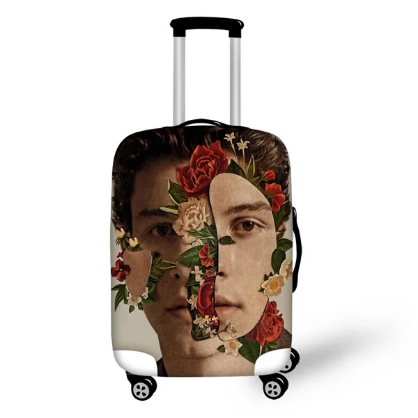 Чехол для путешествий Thikin Mendes Shawn для девочек, школьный чемодан с рисунком, защитный чехол, дорожная сумка, защитная куртка - Цвет: CDZHL515SML