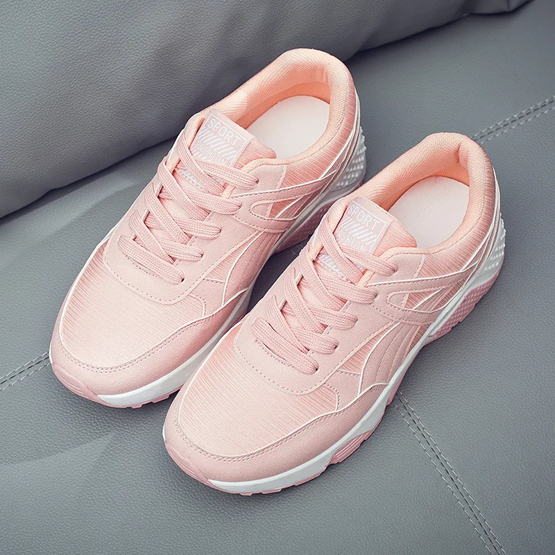 

Slimming Exercise Shoes Woman Sneaker Help Tie Low Allmatch Korean Students Running Shoes Breathable Sports Women Shoes