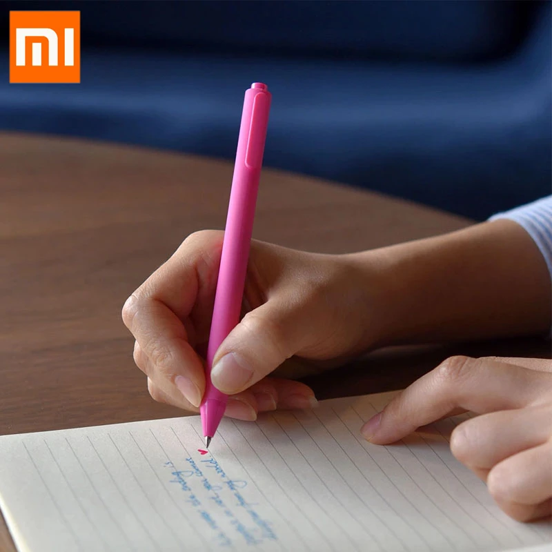 Оригинальная гелевая ручка Xiaomi mijia KACO Шариковая для школы разного знака Радужная