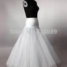 Горячая распродажа 1 обруч белый A Line Bone Petticoats для свадьбы нижнее белье аксессуары скольжения
