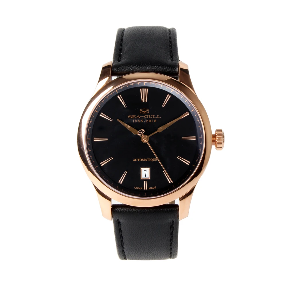 

Seagull Ultra Thin 9mm Wristwatch 60th Anniversiry Designer Series ST1812 Movement Self Wind Automatic Men's Watch 519.415