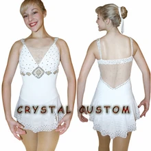 Пользовательские фигурное катание платья Кристалл бренд Vogue лед соревнование в катании на коньках платье DR3277