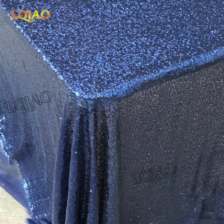 dark blue sequin tablecloth-04