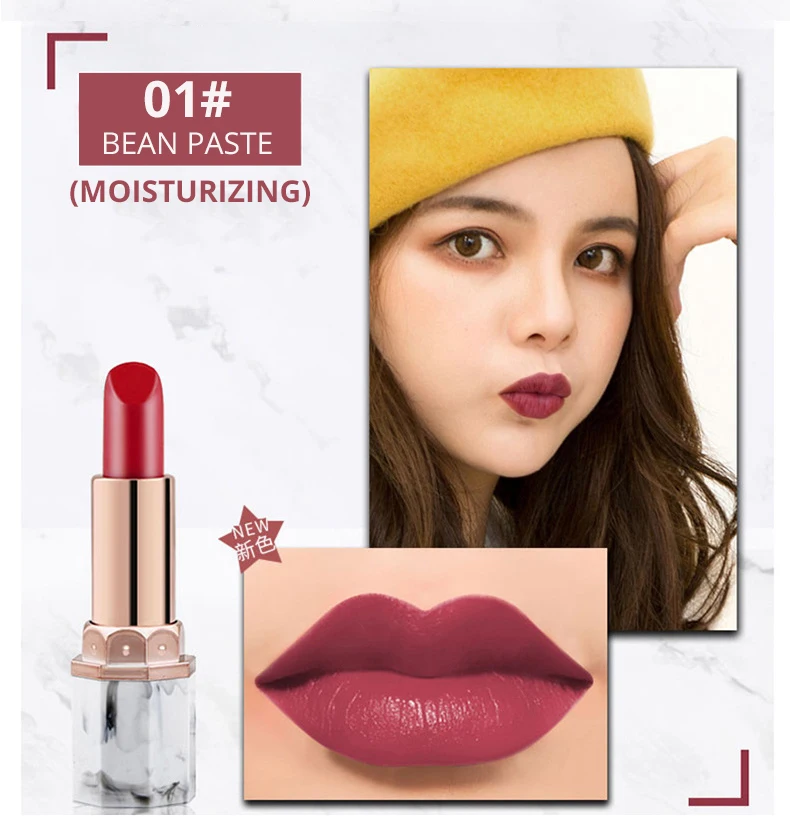 12 color marble Moisturizing matte lipstick (5)