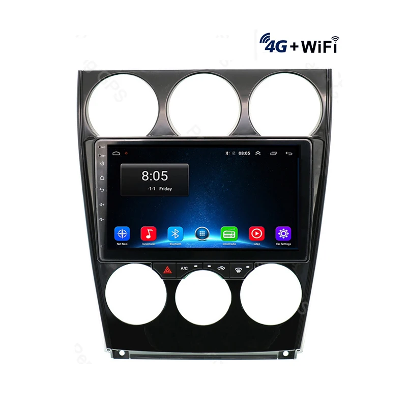 Discount Car Radio Android Multimedia For Mazda 6  2006-2015 Chrome GPS Navigation Stereo Radio 3