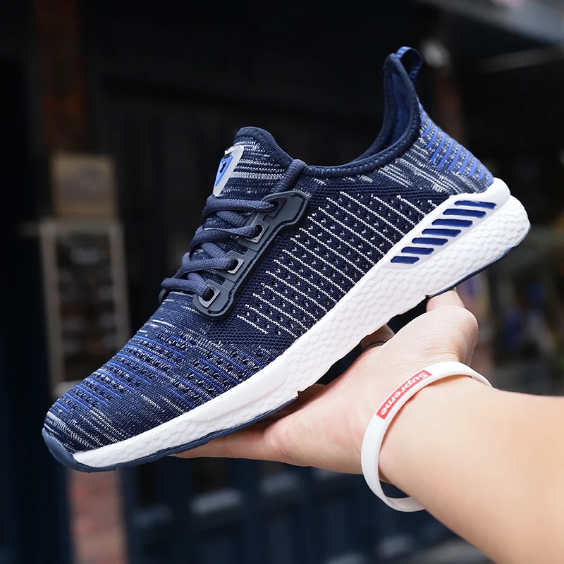 Plus Size 12 13 14 Men Sport Shoes Summer Mesh Breathable Sneakers Man