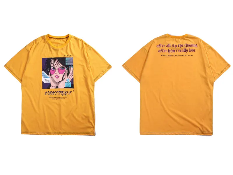 Japanese Girl Print Tshirts 2