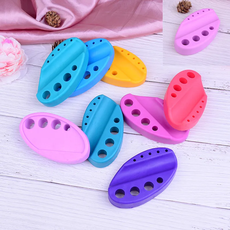 

1PCS Oval Silicone Holder Stand Microblading Pigment Ink Cup Machine Permanent Makeup Tool
