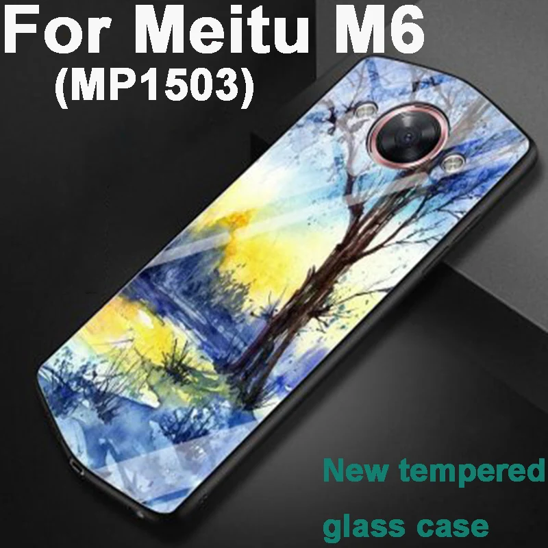 5 0 &quotМодный мультяшный чехол для Meitu M6 M 6 MP1503 стеклянный из закаленного стекла