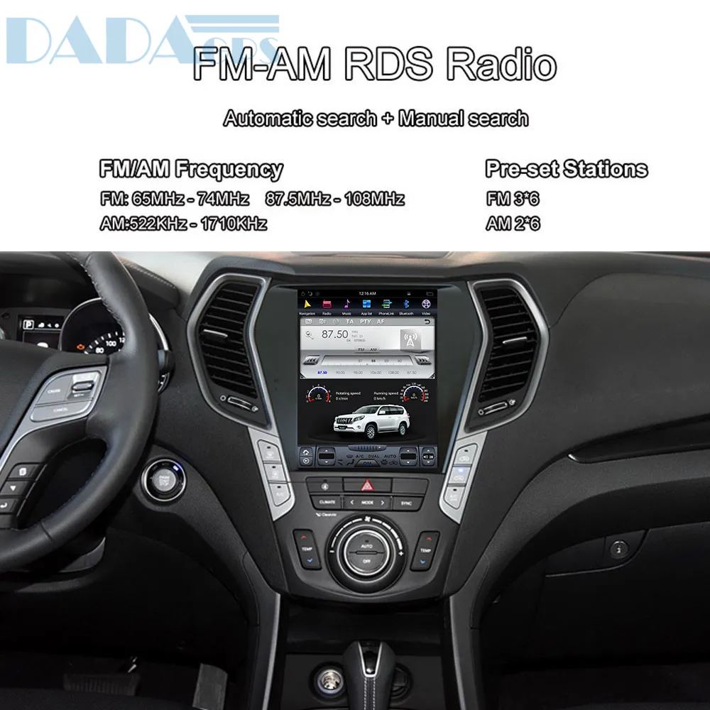 Clearance 10.4"Tesla style ISP Screen Android 7.1 Car multimedia Radio player For Hyundai IX45 2013-2018 GPS Map Navigation no dvd 12