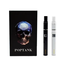 Longmada Pop Tank Super Slim Battery Ceramic Heating Coil Atomizer Dab Pen Starter Kit Chamber Vaporizer Wax Vapor Core 510 