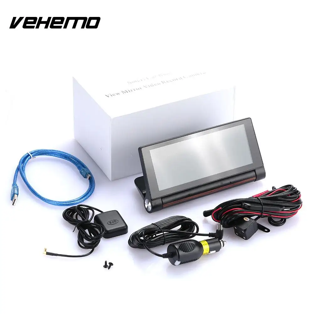 

Vehemo 1080P DVR Camera Recorder Car GPS Navigator for 6.86inch G-Sensor FM for Dual Lens