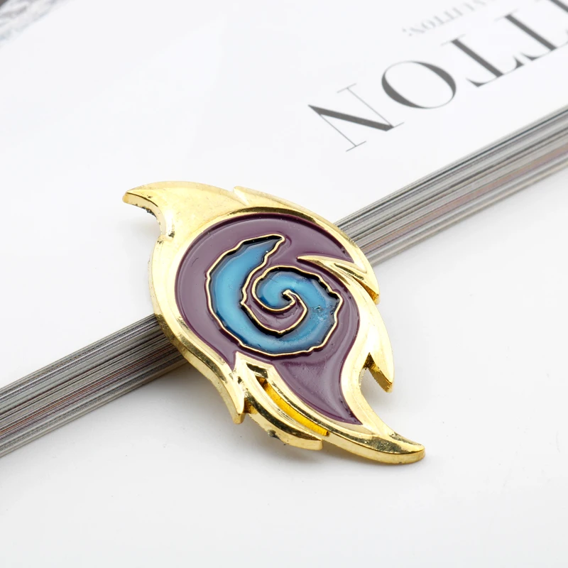 Hearthstone Star Badge Броши для мужчин и женщин Pins Accessories Hot Card Game эмаль золотого тона герои