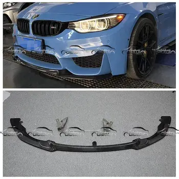 

CS style carbon fiber auto front bumper spoiler front lip apron Splitter For BMW F80 F82 F83 M3 M4 2014 up