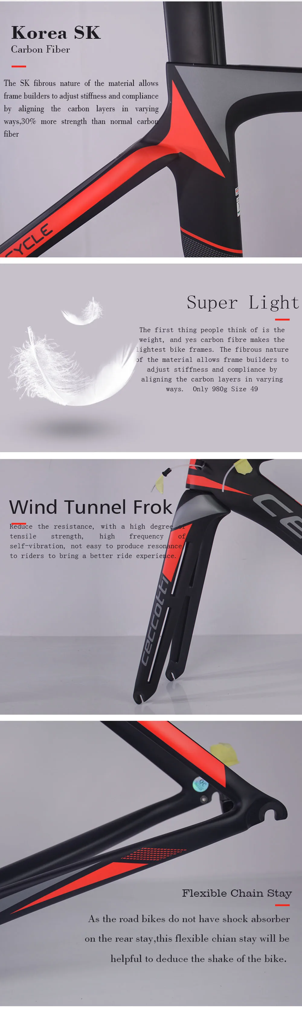 carbon road frame-2