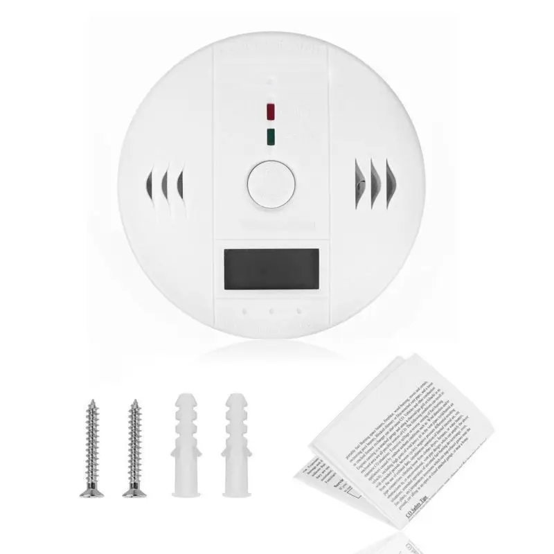 

Professional LCD CO Carbon Monoxide Detector Tester Poisoning Gas Sensor Warning Alarm Detector Smart for Home Hotel Restaurant