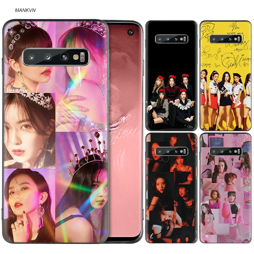 

Red Velvet K Pop Silicone Case For Samsung Galaxy S8 S9 S10 Plus S10e A50 A30 M30 A40 A20 A10 M20 M10 S7 Edge Cover