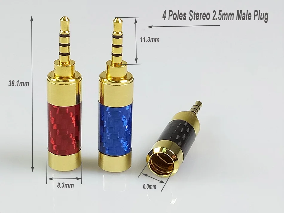 4 Poles Stereo 2.5mm Connector (112)