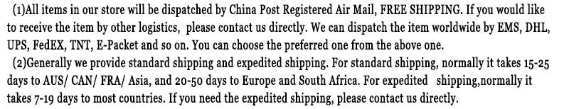 about shipment