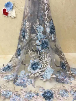 

top quality Jolin-5.604 french lace fabric african lace fabric with embroidery mesh tulle fabric