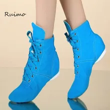 Танцевальная обувь для девочек; высокие Детские парусиновые джазовые сапоги для взрослых; новая обувь для тренировок; Танцевальная обувь с мягкой подошвой; балетки; женская Современная обувь