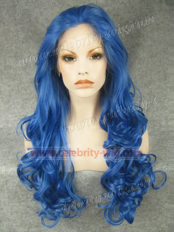 

N5-T4043  Long Wavy New Style Top Quality Synthetic Lace Front Wigs