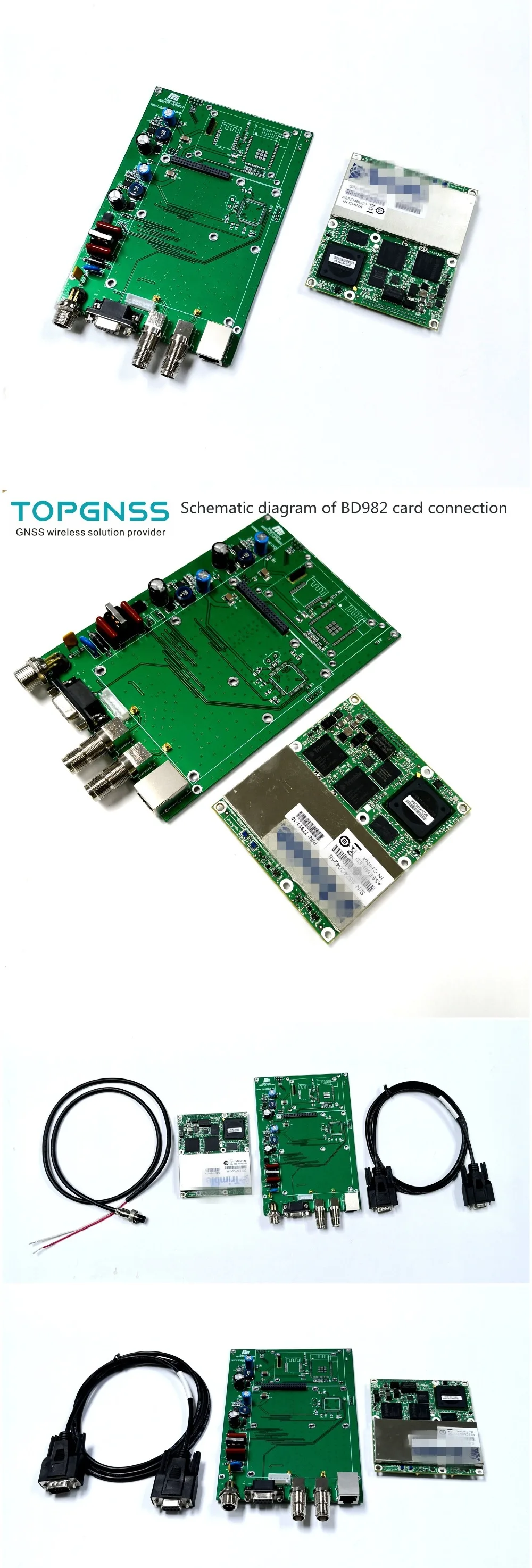 TOPGNSS Trimble bd982 макетная плата+ модуль для высокоточного позиционирования опорной пластины карты двойной направленности