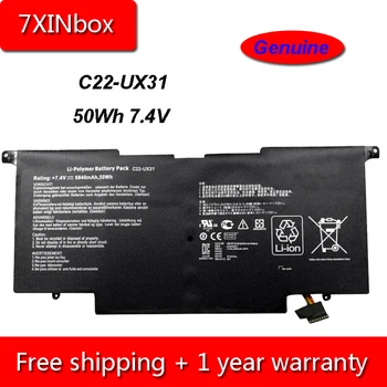 

7XINbox 50Wh 6840mAh 7.4V Genuine C22-UX31 C22-UX31 C23-UX31 Laptop Battery For ASUS ZenBook UX31 UX31A UX31E Ultrabook Series