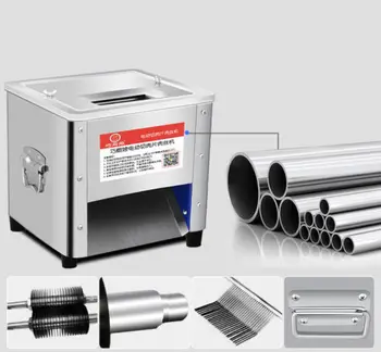 

New Commercial 220V Stainless Steel Meat Cutting Machine Tool Cutter Slicer 850W