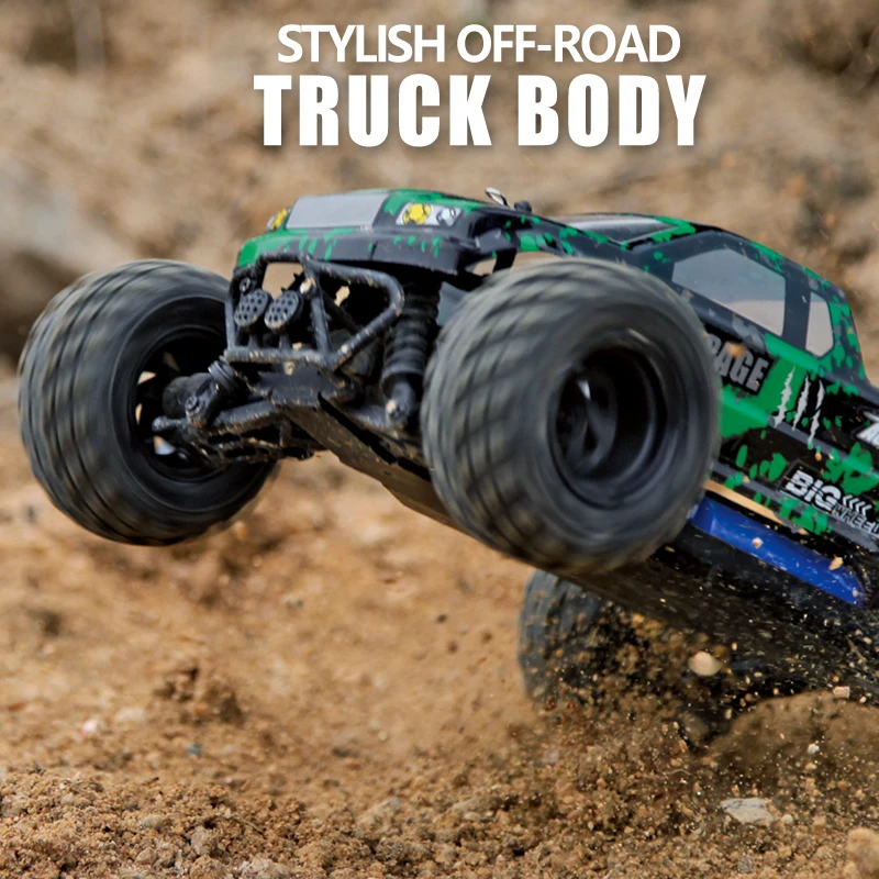 

2.4G four-wheel drive high-speed remote control racing car RC buggy crawler drive mountaineering toy waterproof children's toys
