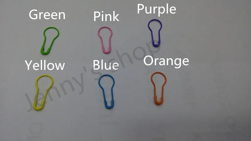 fashion copper Clothes pin Orange Blue Green Pink small pin safety gourd needle steel wire 0.95*2.1cm for tag