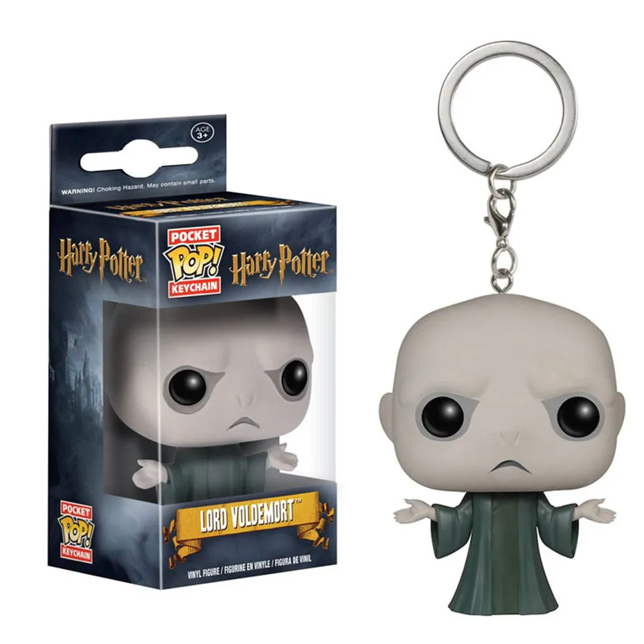 FUNKO POP Frozen Harri Potter серия Q версия брелки Гермиона Грейнджер Лорд Волдеморт Северус Снейп Добби с коробкой - Цвет: Voldemort
