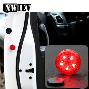 

NWIEV Universal Auto Car Stickers For BMW X5 E53 E36 VW Golf 4 7 5 Tiguan Kia Rio Sportage Fiat 500 Strobe Warming Lights 5 LED