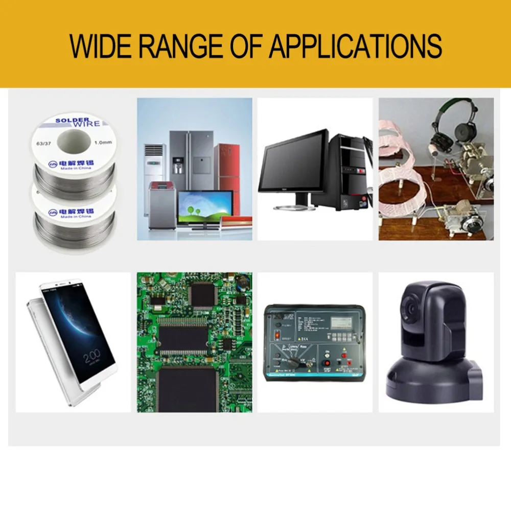 Прочный 6 м 50 г 1 мм 63/37 электролитическая Олово привести пайки Pb 75 Sn 25 припоя провода низкая температура плавления 183'C отлично распайки