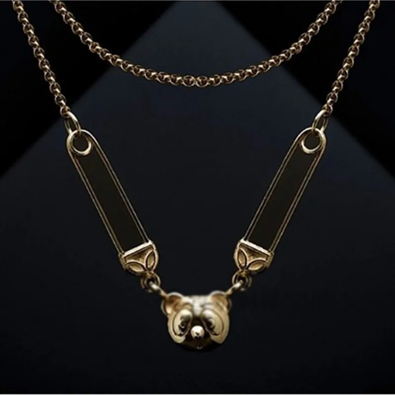 

Star with successor couple models lesser panda clavicle chain necklace jewelry wholesale Hot Simple European Vintage Necklaces