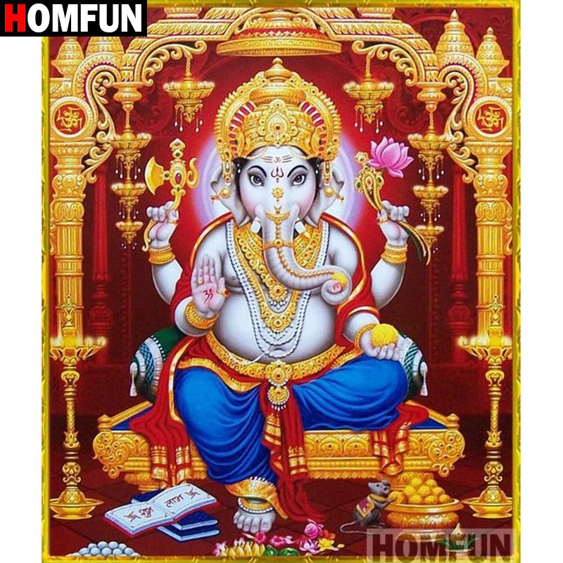 Homfun Full Square/Round Drill 5D DIY Diamond Painting &quotReligious image&quot3D Embroidery Cross Stitch Home Decor Gift A09366 | Дом и сад