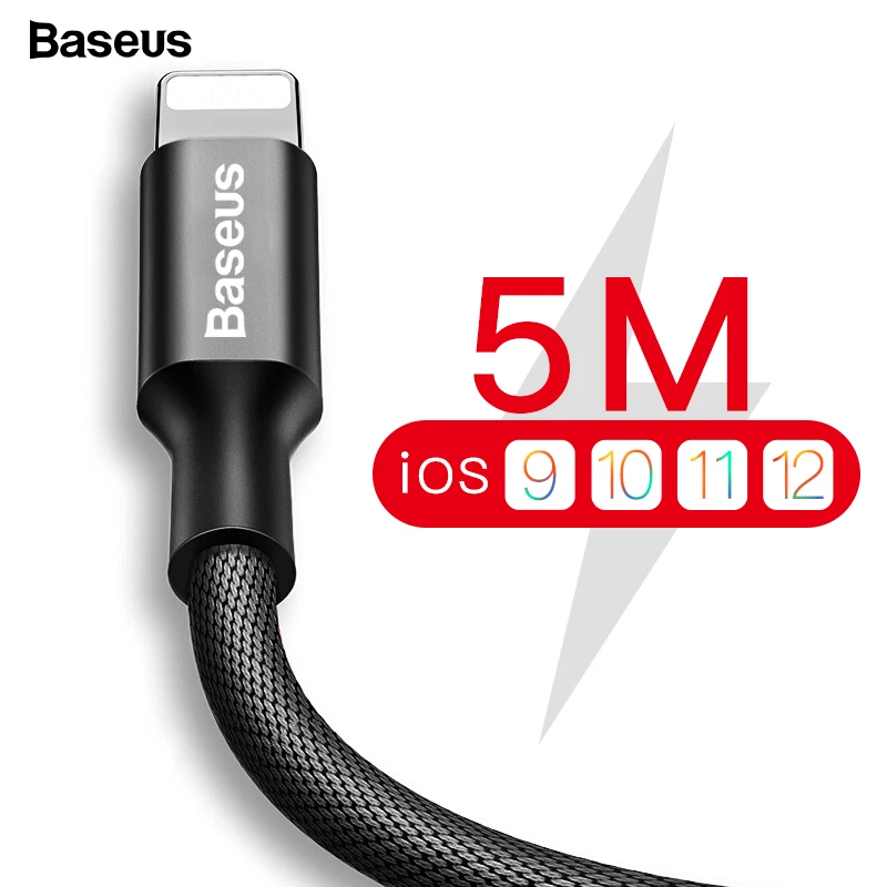 USB Cable For iPhone, Baseus Fast Data Charging Charger Cable For iPhone XS Max XR X 8 7 6 6S 5 5S iPad Cord Mobile Phone Cable USB Cable For iPhone, Baseus Fast Data Charging Charger Cable For iPhone XS Max XR X 8 7 6 6S 5 5S iPad Cord Mobile Phone Cable