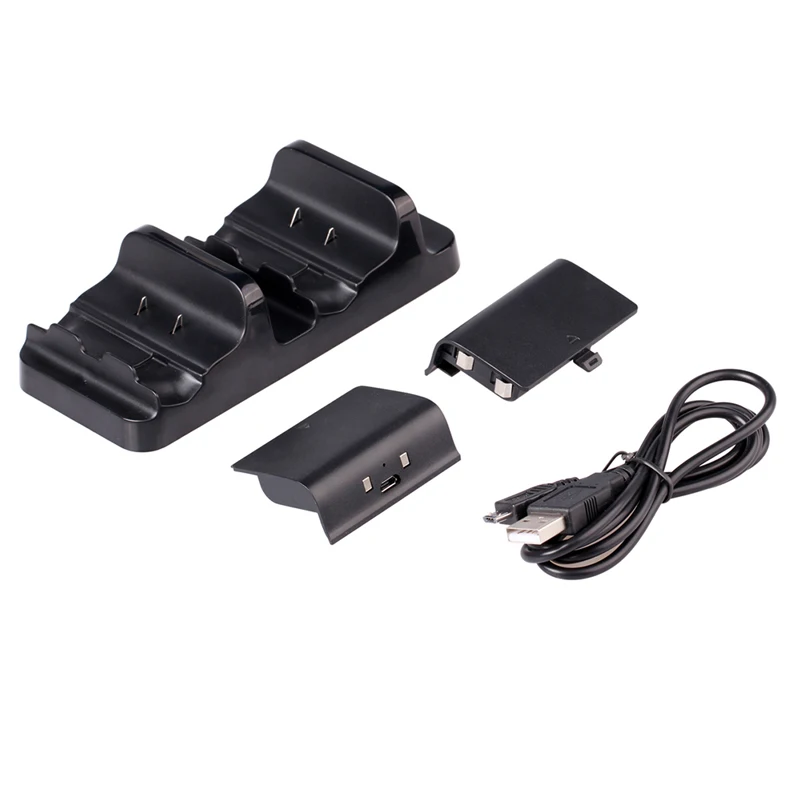 Buy New Accessories Dual Charging Dock Station Charger + 2 Batteries for XBOX
