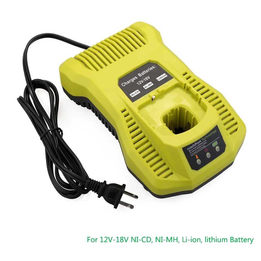 Replacement Power tool Battery Charger P117 P107 P108 P103 For RYOBI 12V-18V NI-CD, NI-MH, Li-ion, lithium Battery