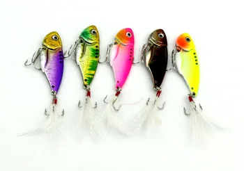 

HENGJIA Multicolor VIB Fishing Lure 11g 55mm Sinking Wobbler VIB Hard Artificial Bait Vibration Variable Depth Fishing Tackle