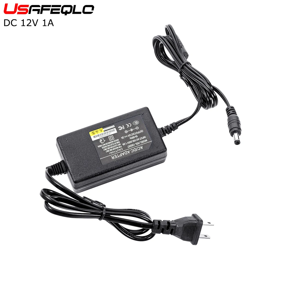 

1Pc Supply Charger ac dc 12V 1A power supply Converter Adapter Switching Power AC 100-240V to DC CCTV CAMERA LED