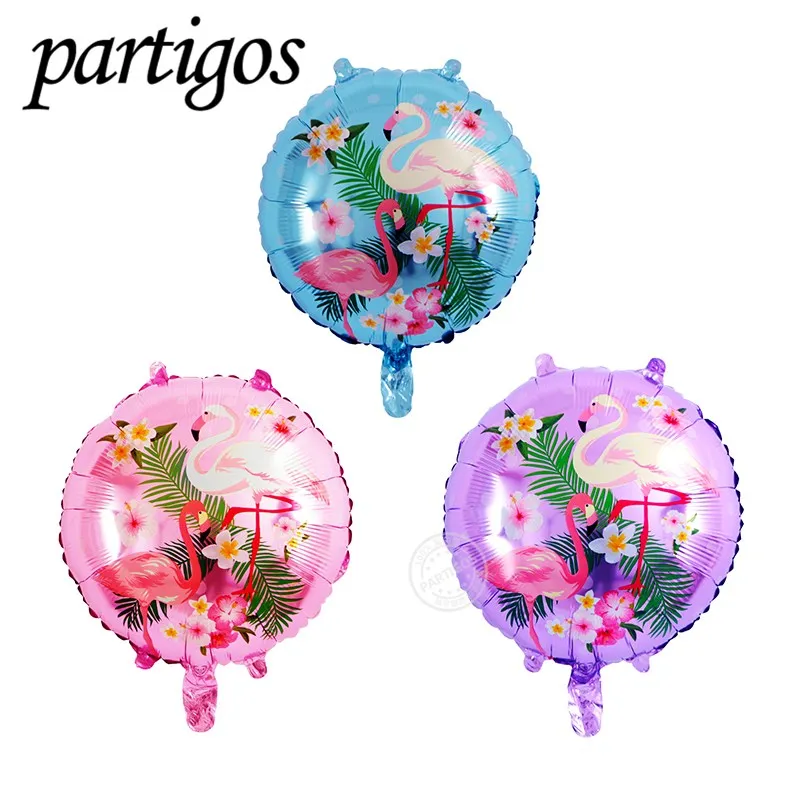 

50pcs/lot Cute Flamingo Balloons Cartoon Head Shape Inflatable Helium Ballons theme Birthday Party supplies