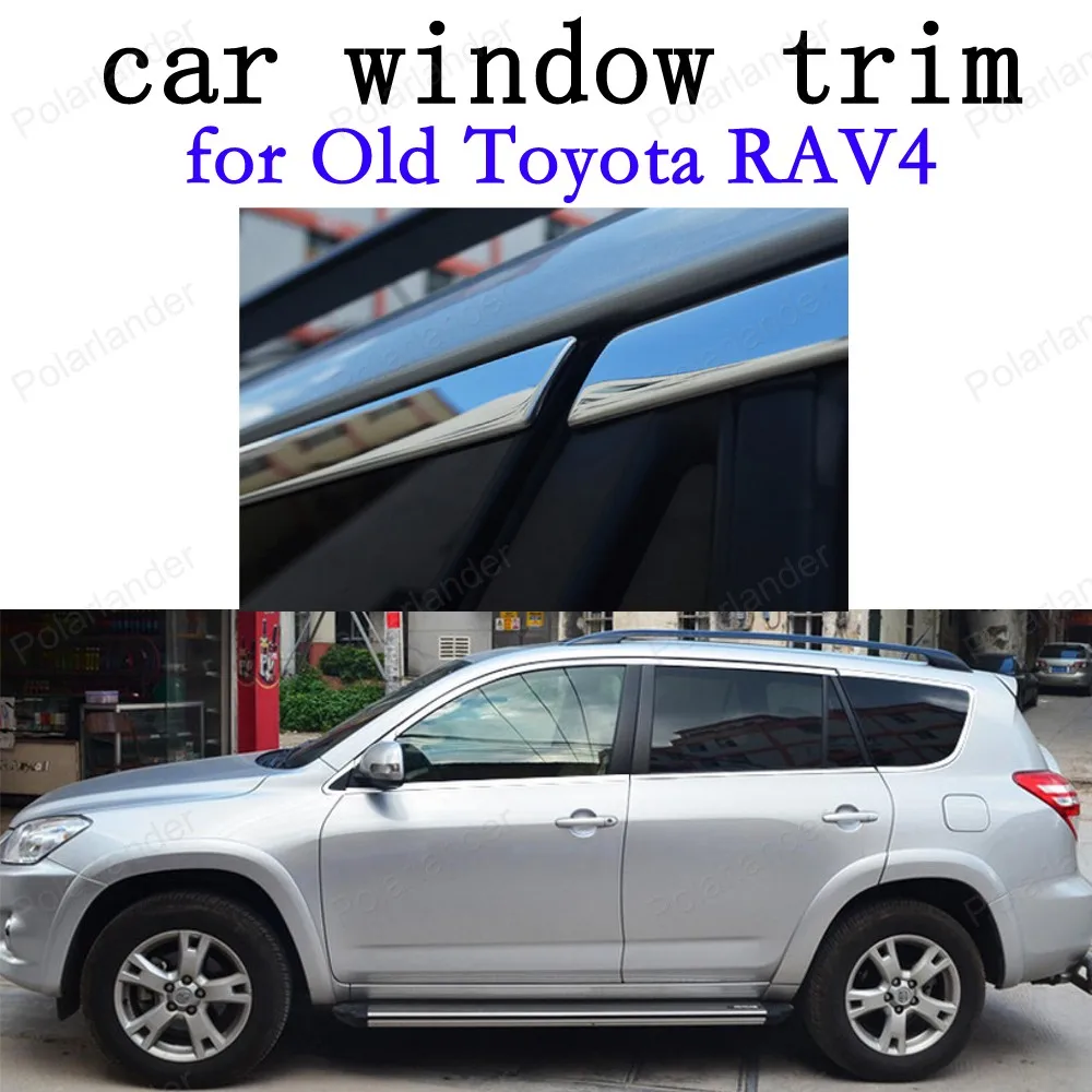 ステルス値上げ 車の窓のためのトリム装飾ストリップ旧トヨタ Rav4 ステンレス鋼車のエクステリアアクセサリー クリアランス買付 Bertin Podologue Fr