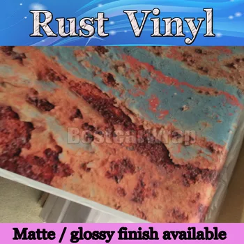 

Matte Rust wrap Vinyl sticker for Car wrap Film with air release Vehicle & Boat Decocation Graphics 1.52x30m/Roll 5x98ft