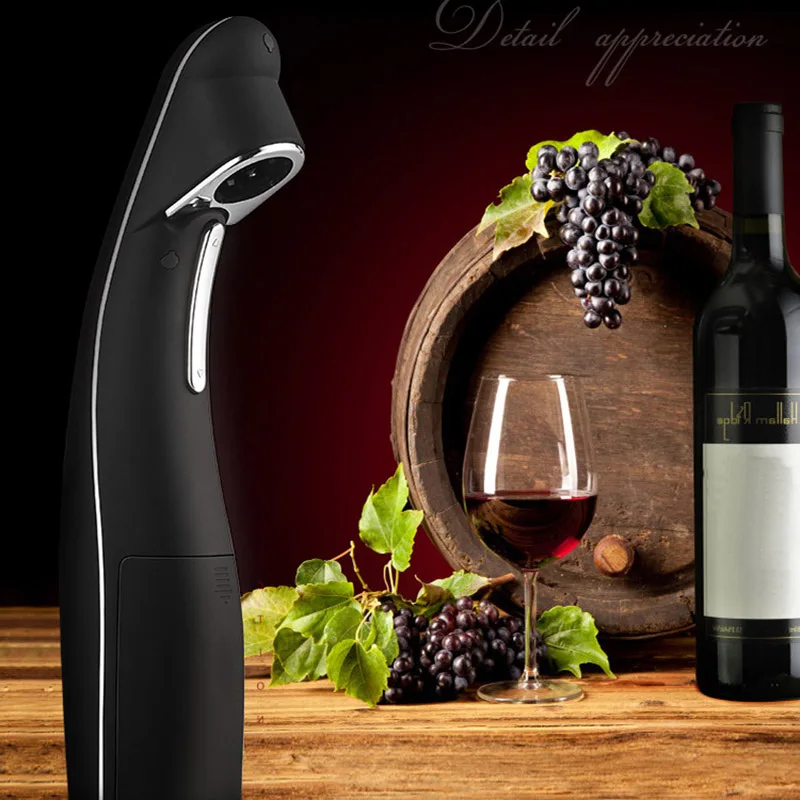 Electric Wine Opener Automatic Wine Bottle Corks Opener with Foil