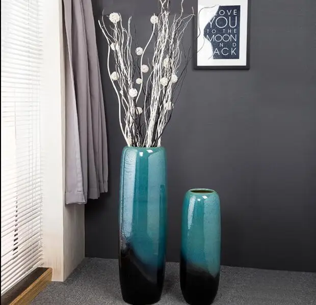 Ceramic drop vase dry - insert artificial flower suit