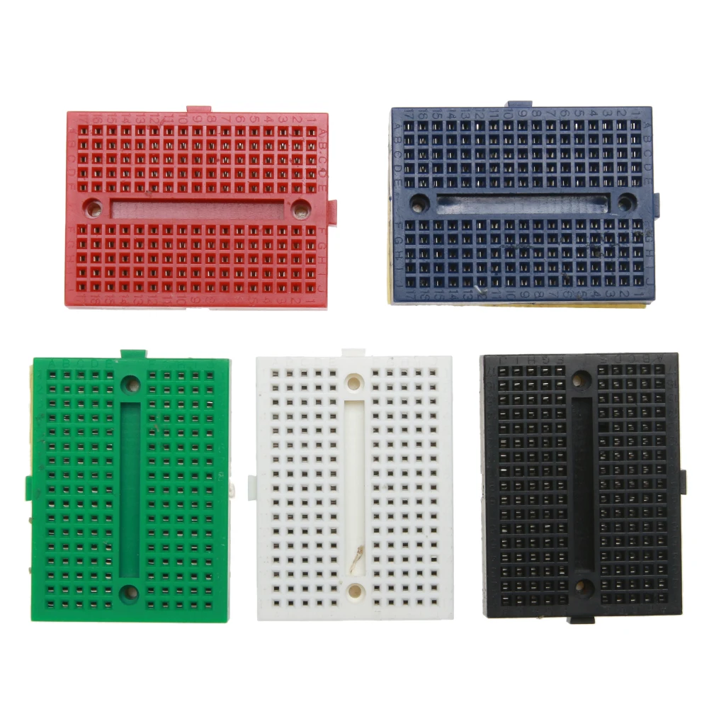 5pcs SYB 170 Recyclable Material Mini Breadboard Colorful PCB